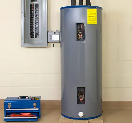 Residential water heater serviced by Wingate